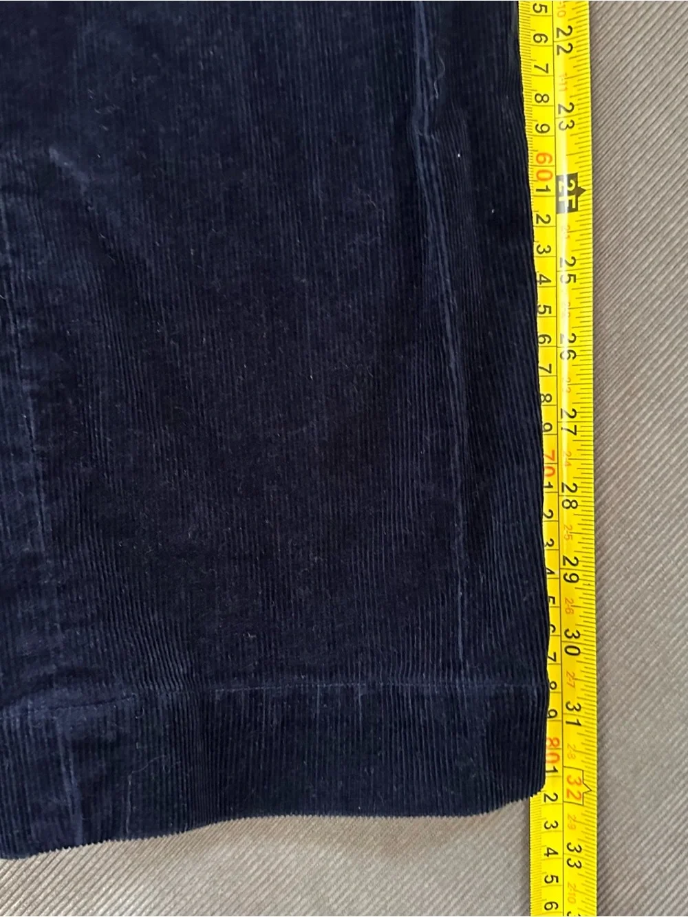 Polo Ralph Lauren Mens Navy Blue Corduroy Pants Classic Fit 30x32 Trousers
